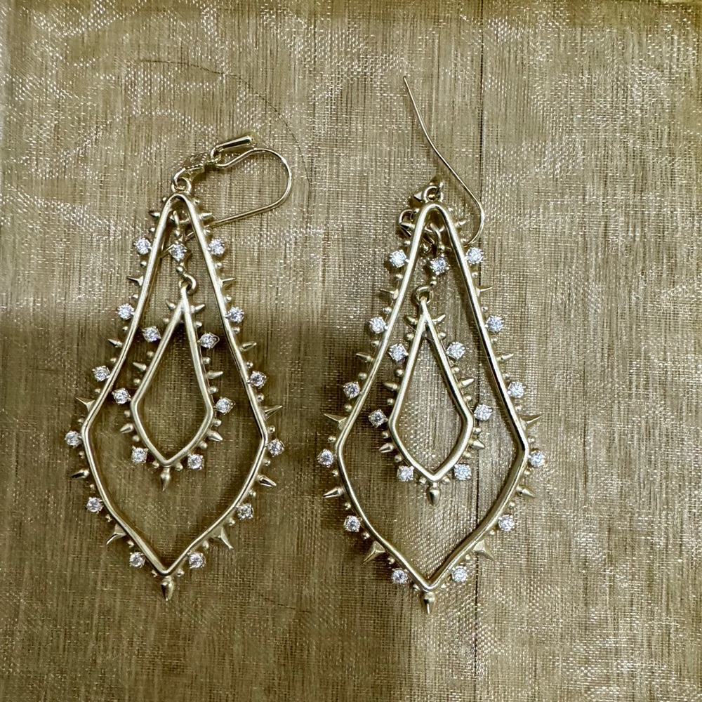 Original Luxe Kendra Scott Chandler Diamond Earrings